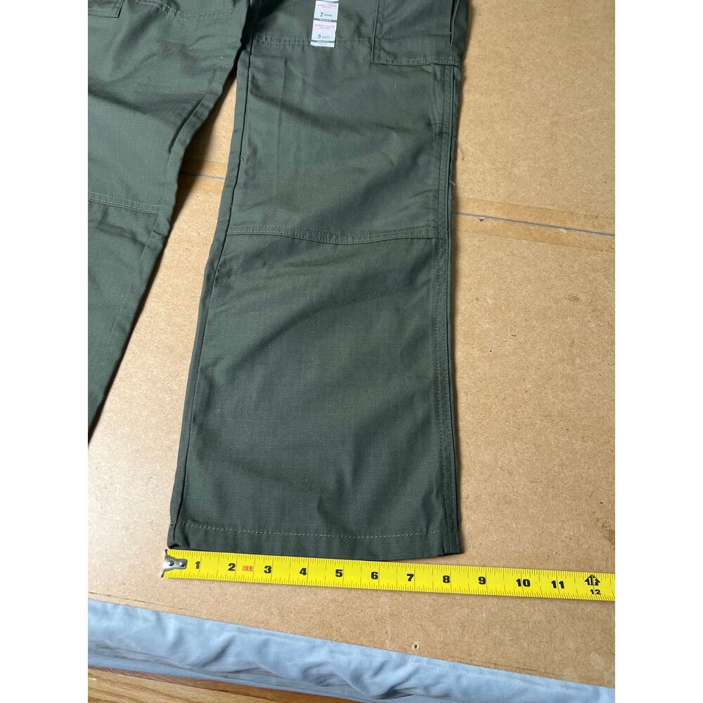 5.11 Tactical Women Regular Cargo Pants Tundra Green Ripstop Utility Size 2 - Picture 3 of 8